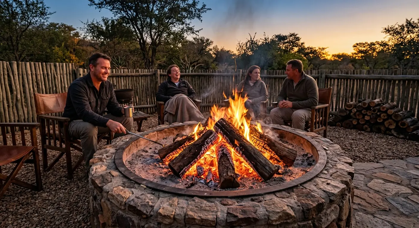 best wood for a boma fire pit in south africa